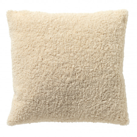 Coussin contemporain blanc cassé - TOFU - 45x45cm - CARA par Dutch Decor