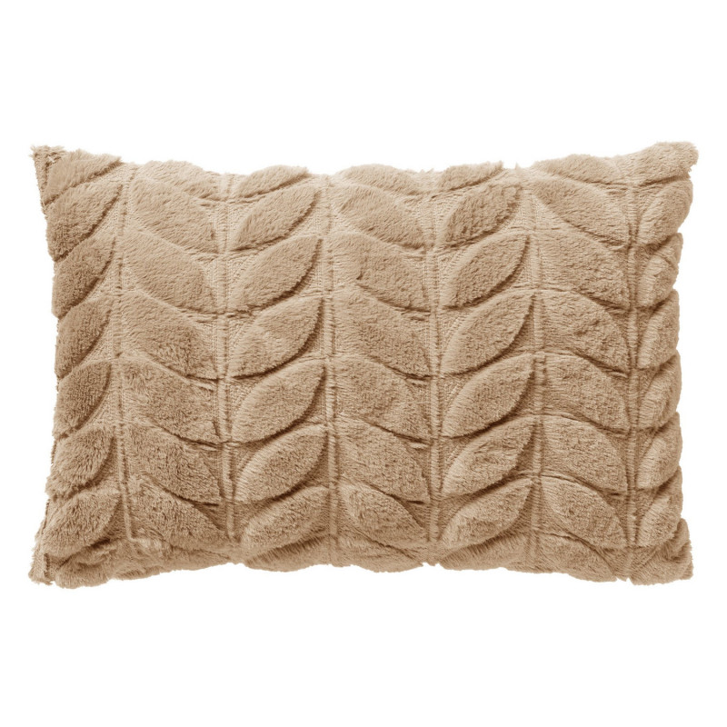 Coussin contemporain marron - IRISH CREAM - 40x60cm - AYA par Dutch Decor