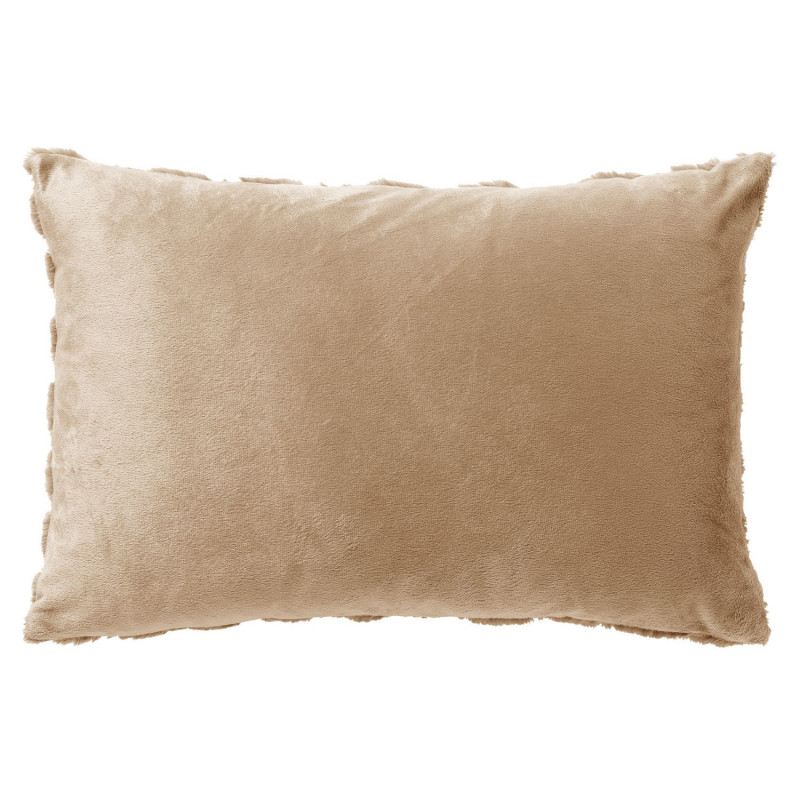 Coussin contemporain marron - IRISH CREAM - 40x60cm - AYA par Dutch Decor