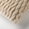 Coussin contemporain beige - IRISH CREAM - 45x45cm - FIDAN par Dutch Decor