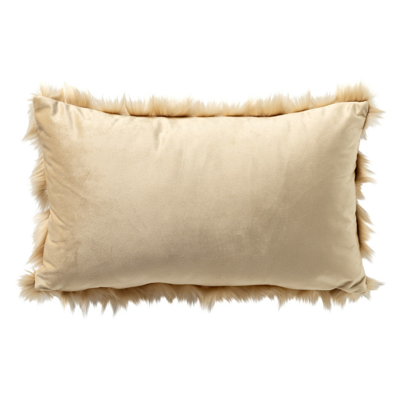 Coussin contemporain beige - IRISH CREAM - 30x50cm - FIGO par Dutch Decor