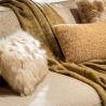 Coussin contemporain beige - IRISH CREAM - 30x50cm - FIGO par Dutch Decor
