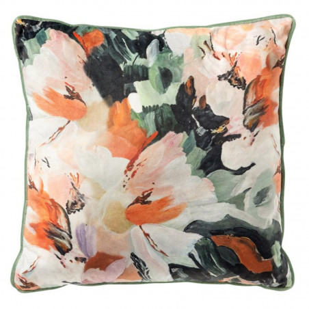Coussin contemporain vert - CAMEO GREEN - 45x45cm - ANNEMOON par Dutch Decor