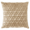 Coussin contemporain beige - SEMOLINA - 45x45cm - KAISA par Dutch Decor