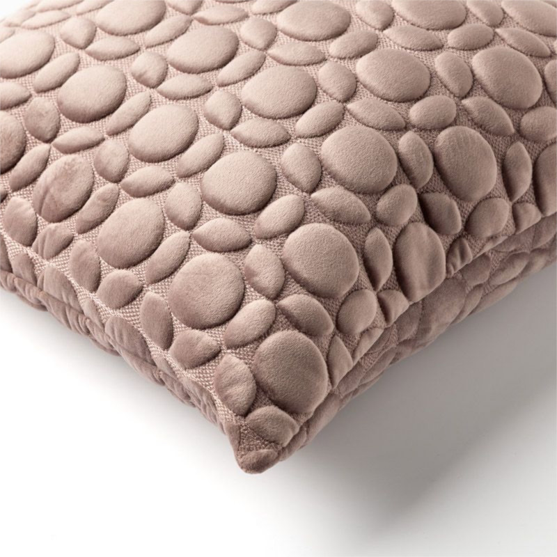 Coussin contemporain lilas - ANTLER - 45x45cm - KAISA par Dutch Decor