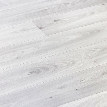 Sol Vinyle/PVC - 4m - parquet chêne blanc et gris GAMBEL OAK 011L - Optima Dynasty par Beauflor