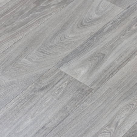 Sol Vinyle/PVC - 3m - parquet chêne gris HAVANA OAK 971D - Optima Dynasty par Beauflor