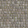 Sol Vinyle/PVC - 4m - pavés gris et vert COBBLE - Optima Moonlight par Beauflor