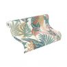 Papier peint intissé tropical bleu et jaune moutarde BORNEO - Tropical par Rasch - 791624