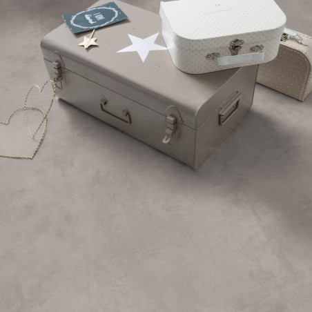 Sol Vinyle/PVC - 3m - béton beige gris MADRAS STORM - Booster par Gerflor