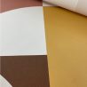 Papier peint vinyle sur intissé géométrique moutarde et rose BAUHAUS - Arty par Lutèce - 51210702