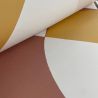 Papier peint vinyle sur intissé géométrique moutarde et rose BAUHAUS - Arty par Lutèce - 51210702