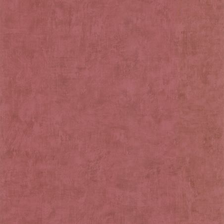 Papier peint vinyle sur intissé uni rouge TADELAKT - Jardin d'Eden par Lutèce - 51203010