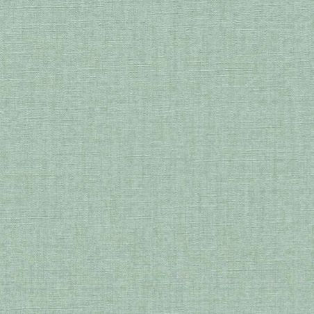 Papier peint vinyle sur intissé uni vert TOILE - Bensimon par Lutèce - 360937