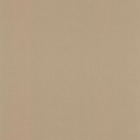 Papier peint vinyle sur intissé uni beige taupe TOILE - Bensimon par Lutèce - 51173217