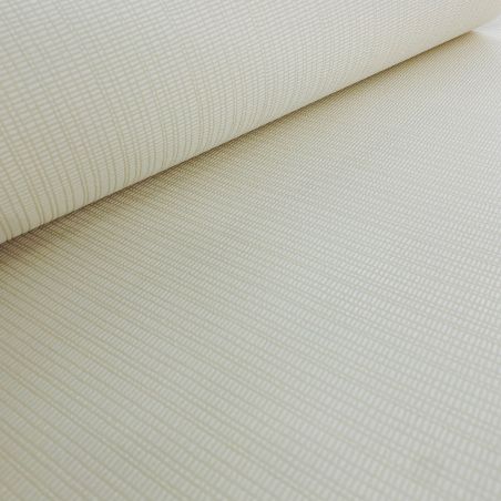 Papier peint expansé uni écru GEO - Stripe par Lutèce - 51152406