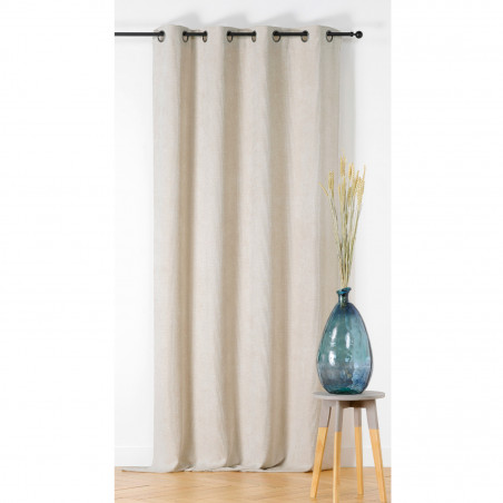 Prêt-à-Poser rideau - 145cmx260cm - beige crème ABERDEEN par Linder Prêt-à-Poser rideau - 145cmx260cm - beige crème ABERDEEN par Linder