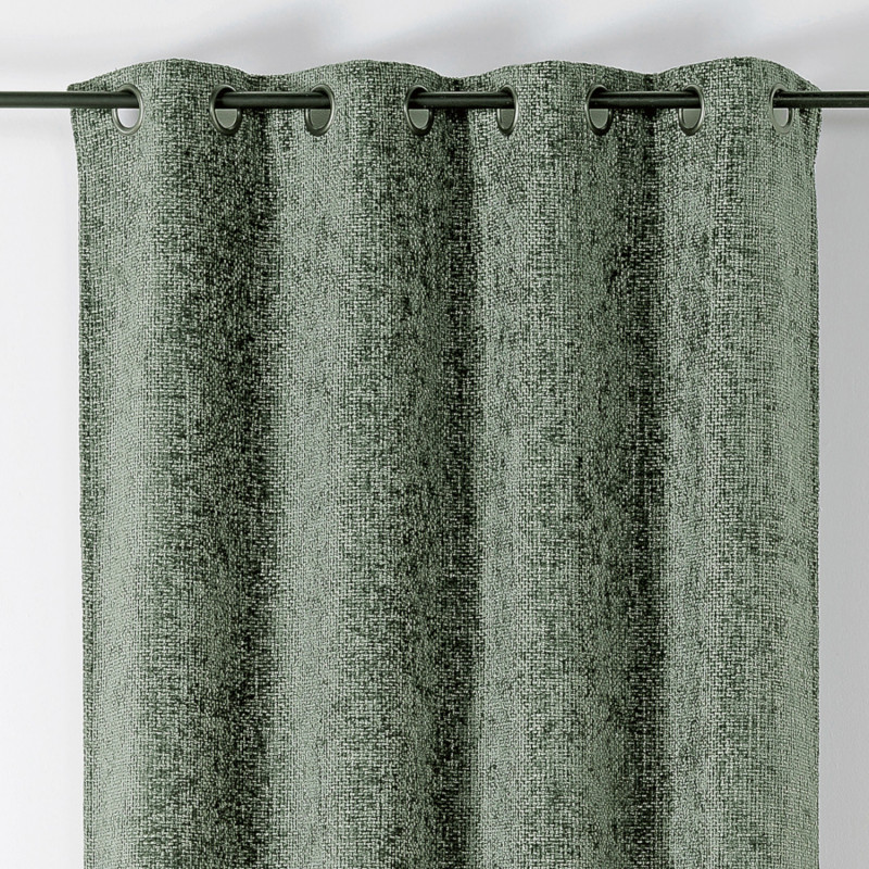 Prêt-à-Poser rideau - 135cmx250cm - vert olive ASPEN par Linder