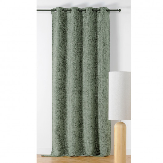 Prêt-à-Poser rideau - 135cmx250cm - vert olive ASPEN par Linder