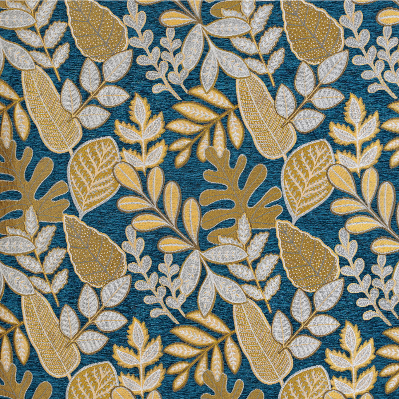 Prêt-à-Poser rideau - 140cmx250cm - jaune et bleu Jade ISIS par Linder