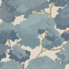 Papier peint intissé végétal bleu et beige ETE - Balade par Caselio - 106106010
