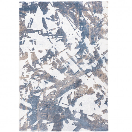 Tapis de salon - 135x200cm - Contemporain bleu et taupe Joy par Osta