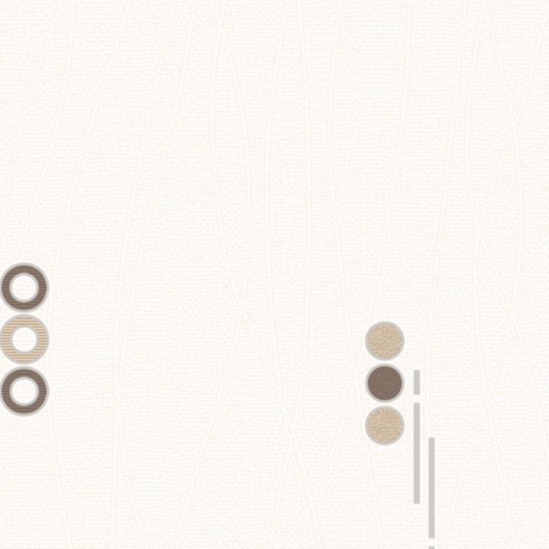 Papier peint expansé sur papier standard géométrique marronet beigeirisé GEOMETRIC EFFECT - Basiques par Ugepa - J10507