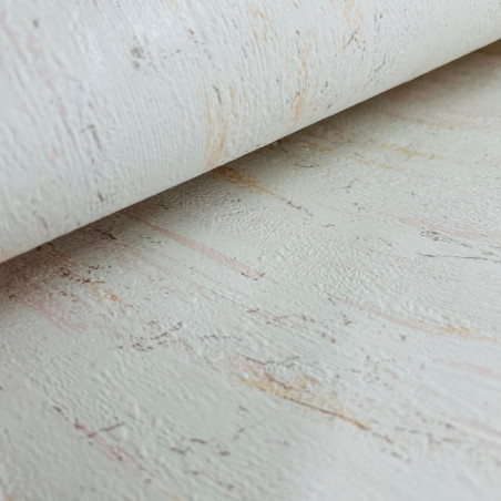 Papier peint standard faux uni rose et orange WALL EFFECT - Basiques par Ugepa - L23907