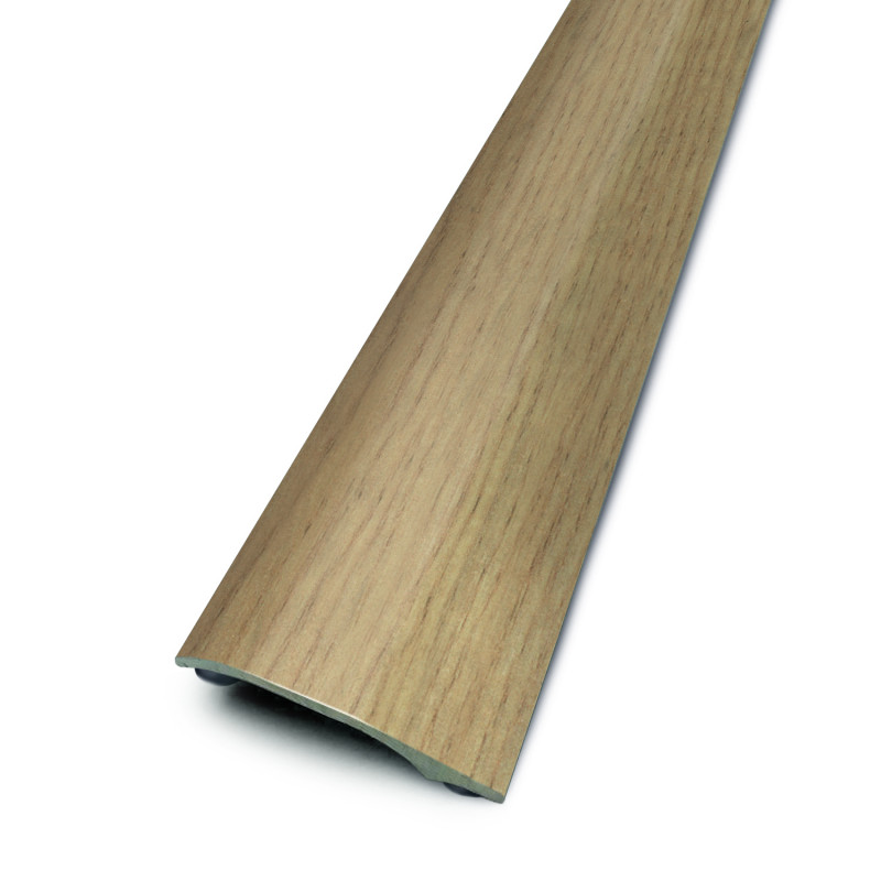 Seuil de porte adhésif plat - 93cm x 40mm - Alu chêne rupert PRESTO par Dinac