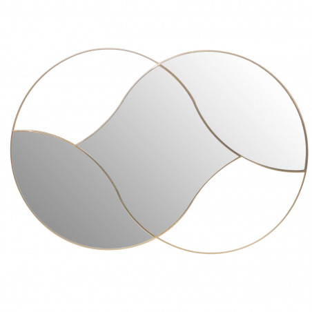 Miroir design doré - 60x90cm - INFINI par Amadeus