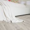 Sol Vinyle/PVC - 4m - parquet gris clair et blanc cérusé NOMA CLEAR - Texline par Gerflor