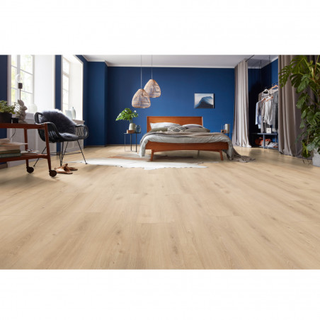 Sol Stratifié - CHENE CACHEMIRE BEIGE D6021 - Exquisit Plus  par Kronotex