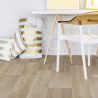 Sol Vinyle/PVC - 4m - parquet beige et marron HUDSON BLOND - Booster par Gerflor