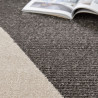 Tapis de salon - 120x170cm - Graphique / Géométrique écru et taupe Brera par Balta