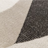 Tapis de salon - 120x170cm - Graphique / Géométrique écru et taupe Brera par Balta