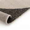 Tapis de salon - 120x170cm - Graphique / Géométrique écru et taupe Brera par Balta