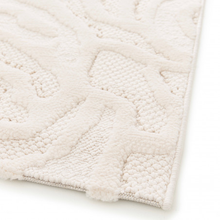 Tapis de salon - 120x170cm - Animal / Végétal blanc cassé Lexi par Balta Tapis de salon - 120x170cm - Animal / Végétal blanc cassé Lexi par Balta