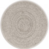 Tapis de salon - diam 120cm - Contemporain beige et taupe Essenza par Balta