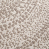 Tapis de salon - diam 120cm - Contemporain beige et taupe Essenza par Balta