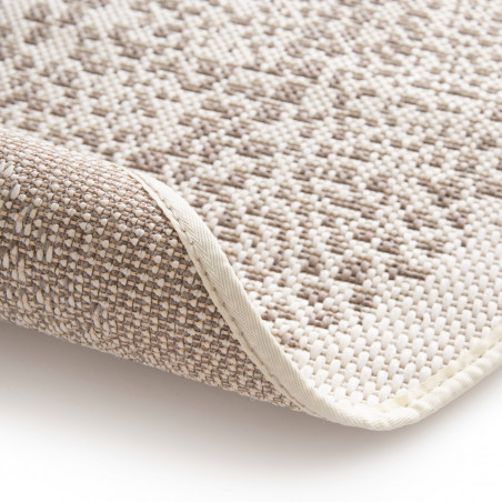 Tapis de salon - diam 120cm - Contemporain beige et taupe Essenza par Balta Tapis de salon - diam 120cm - Contemporain beige et taupe Essenza par Balta