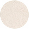 Tapis de salon - diam 160cm - Floral écru Lexi par Balta