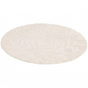 Tapis de salon - diam 160cm - Floral écru Lexi par Balta
