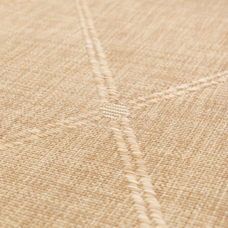 Tapis de salon - 200x290cm - Graphique / Géométrique corde naturelle ton sur ton Jack par Balta Tapis de salon - 200x290cm - Graphique / Géométrique corde naturelle ton sur ton Jack par Balta