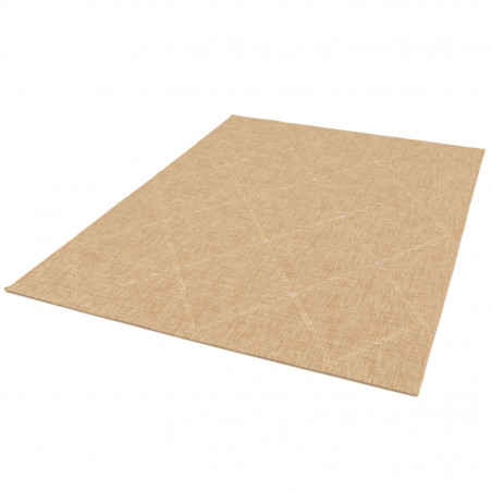 Tapis de salon - 200x290cm - Graphique / Géométrique corde naturelle ton sur ton Jack par Balta Tapis de salon - 200x290cm - Graphique / Géométrique corde naturelle ton sur ton Jack par Balta