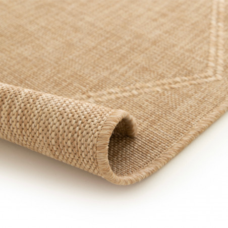 Tapis de salon - 200x290cm - Graphique / Géométrique corde naturelle ton sur ton Jack par Balta Tapis de salon - 200x290cm - Graphique / Géométrique corde naturelle ton sur ton Jack par Balta