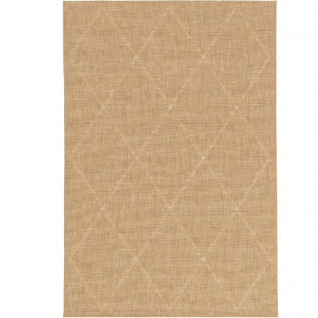Tapis de salon - 200x290cm - Graphique / Géométrique corde naturelle ton sur ton Jack par Balta Tapis de salon - 200x290cm - Graphique / Géométrique corde naturelle ton sur ton Jack par Balta