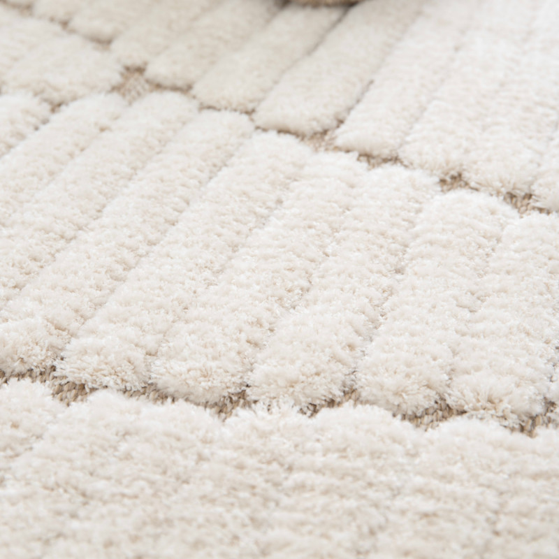 Tapis de salon - 160x230cm - Contemporain écru et taupe Desert par Balta