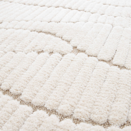 Tapis de salon - 160x230cm - Contemporain écru et taupe Desert par Balta Tapis de salon - 160x230cm - Contemporain écru et taupe Desert par Balta