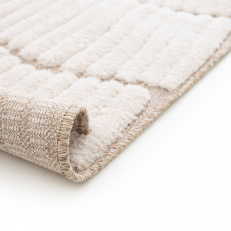 Tapis de salon - 160x230cm - Contemporain écru et taupe Desert par Balta Tapis de salon - 160x230cm - Contemporain écru et taupe Desert par Balta