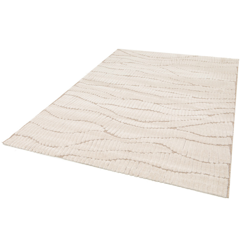 Tapis de salon - 160x230cm - Contemporain écru et taupe Desert par Balta